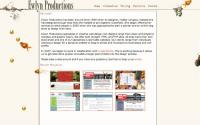 Ewlyn Productions website layout