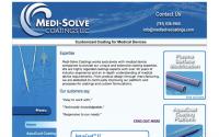 Medi-Solve Coatings LLC website layout